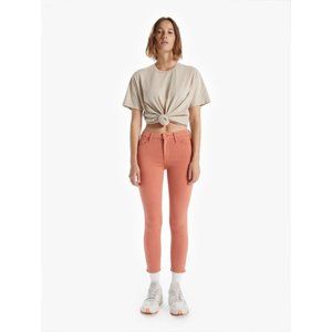 mother jeans Womens 27 The Looker crop play date mango stretch pockets